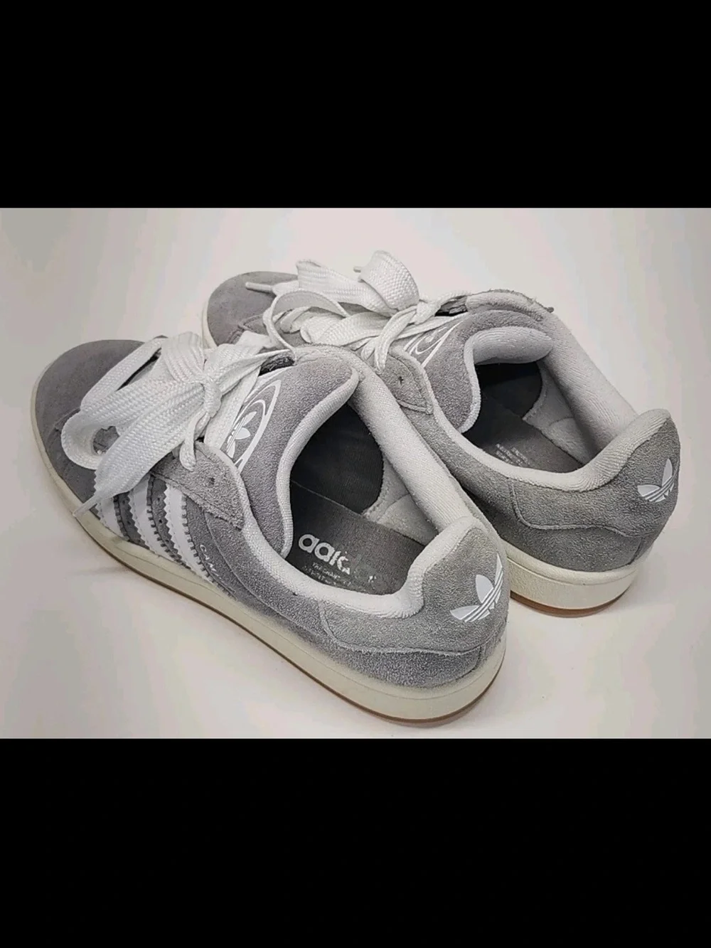 Y2K-Inspired Adidas Campus 00s Grey Suede Sneakers - Grey Three / Cloud White